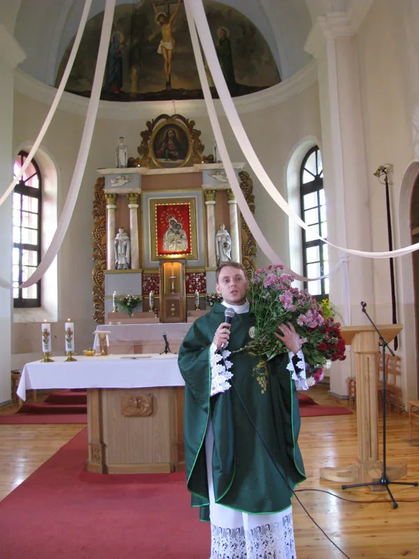 Pr.Artura Mozgas  pirmā Mise Raipolē